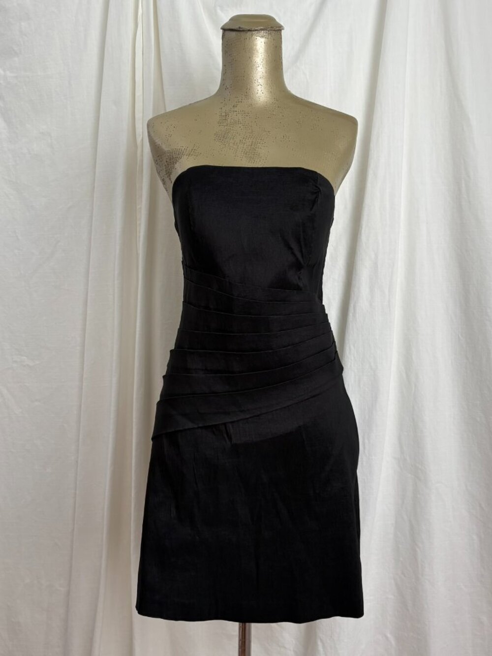 Black Strapless Dress XS